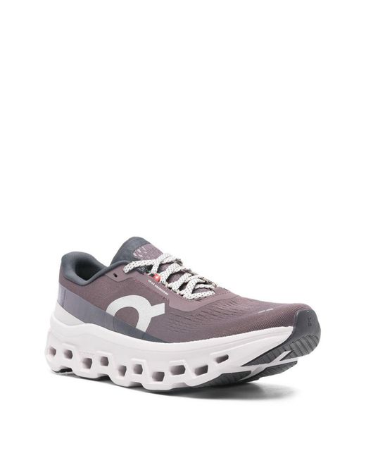 On Shoes Purple Sneakers Cloudmonster 1 Trainers