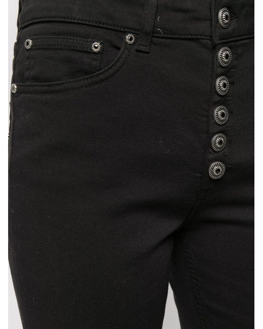 Dondup Black Cotton-blend Jeans | Lyst