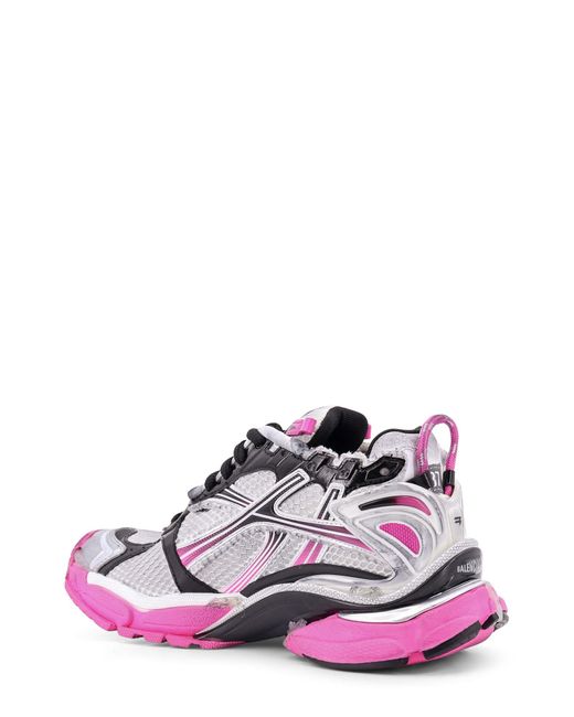 Balenciaga White Mesh And Nylon Low-Top Sneakers