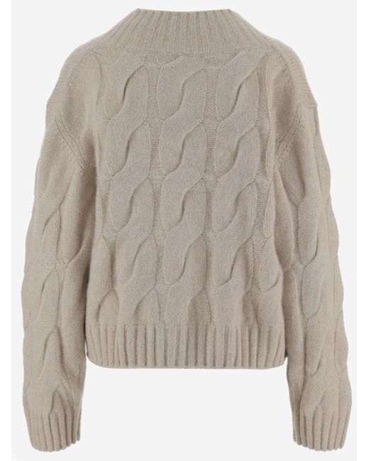 Allude Natural Cashmere And Silk Sweater