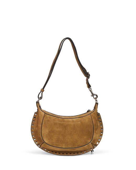 Isabel Marant Brown Taupe Oskan Moon Shoulder Bag