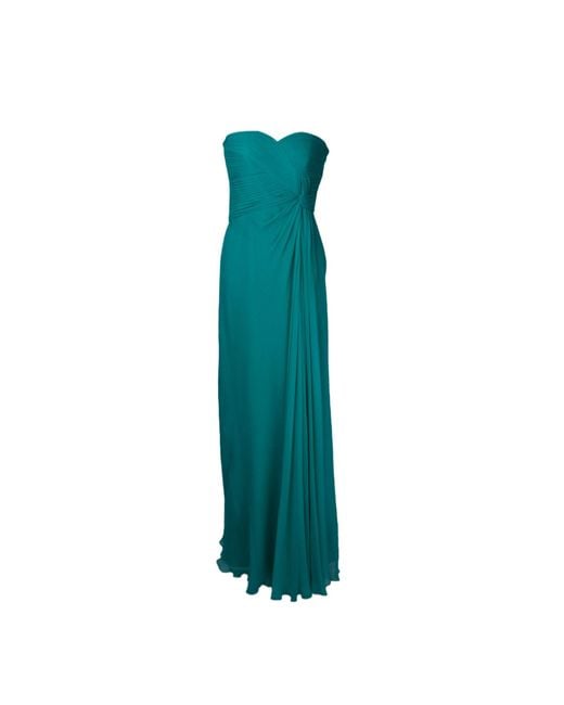 Alberta Ferretti Green Long Dress