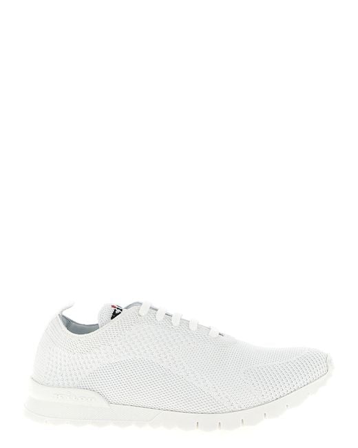 Kiton White 'Fits' Sneakers for men