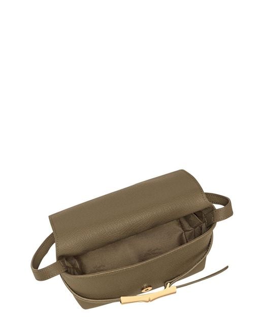 Longchamp Brown Crossbody Bag Triomphe Leather Calf Shoulder