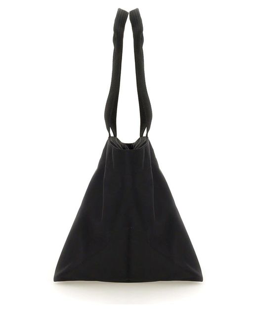 Herve Chapelier Black Medium Shopping Bag