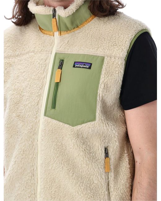 Patagonia Green Classic Retro-X Fleece Vest for men