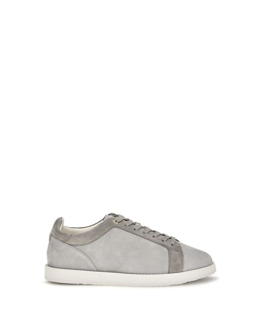 Brunello Cucinelli White Suede Sneakers Trainers for men