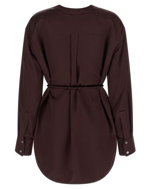Tory Burch Brown Satin Blouse