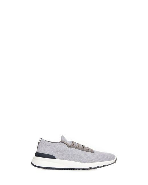 Brunello Cucinelli White Sneakers for men