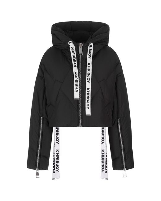 Khrisjoy Black Khris Shorty Puffer Jacket