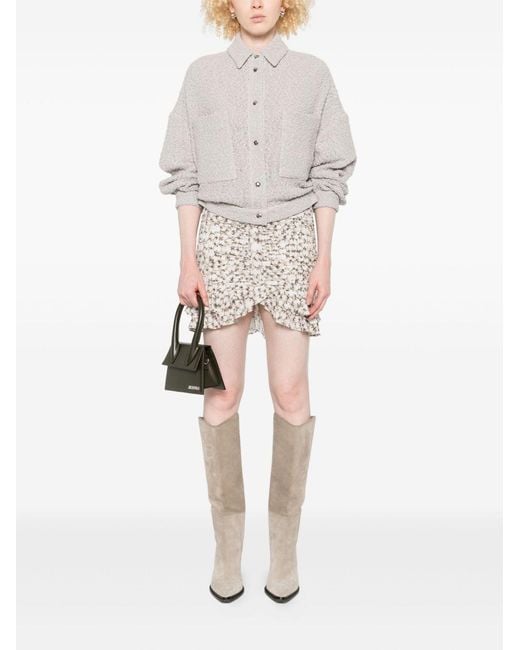 IRO White Pabli Cotton Jacket
