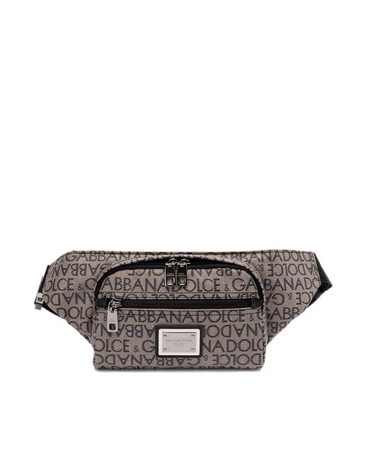 Dolce & Gabbana Borsa Belt Bag Jcq.logo Spalma in Gray for Men | Lyst