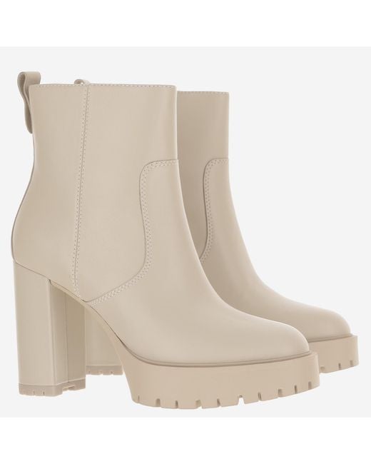 Pinko Natural Ankle Boots Clara 01 Leather Upper: Bovine