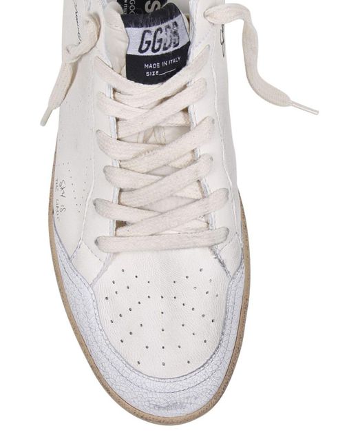 Golden Goose Deluxe Brand White Ballstar Low-top Sneakers for men