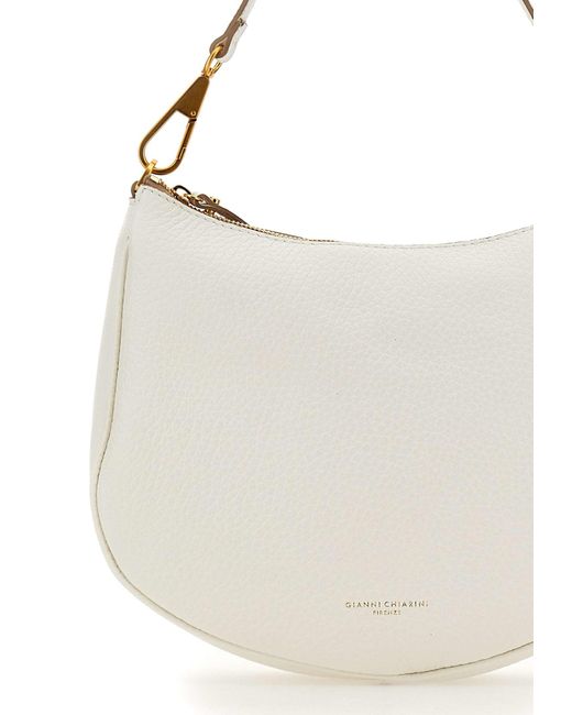 Gianni Chiarini White Brooke Leather Bag