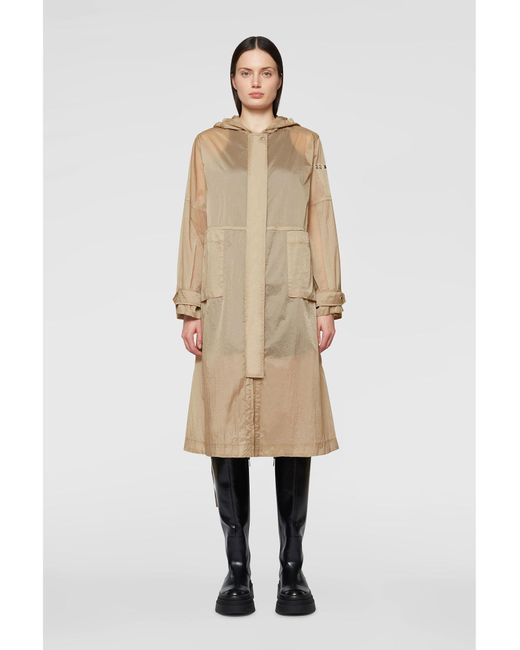 Add Natural Long Parka With Hood