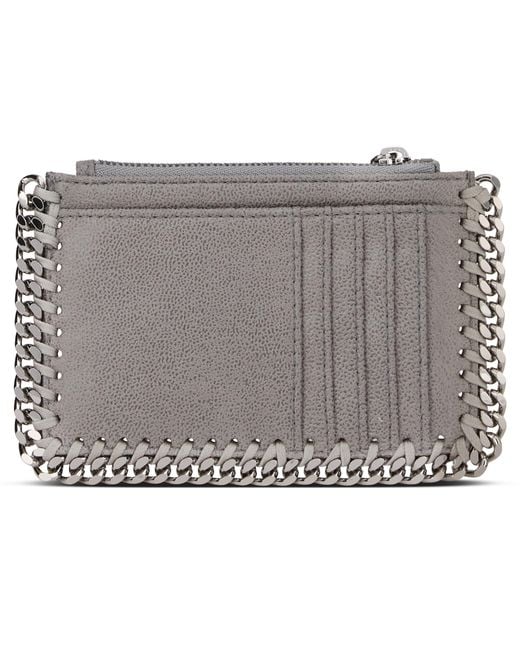 Stella McCartney Gray Cardholder Falabella Polyester Wallets & Purses