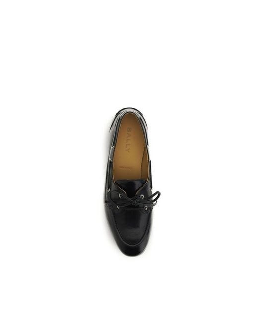 Bally Black Buffalo Leather Slip for men