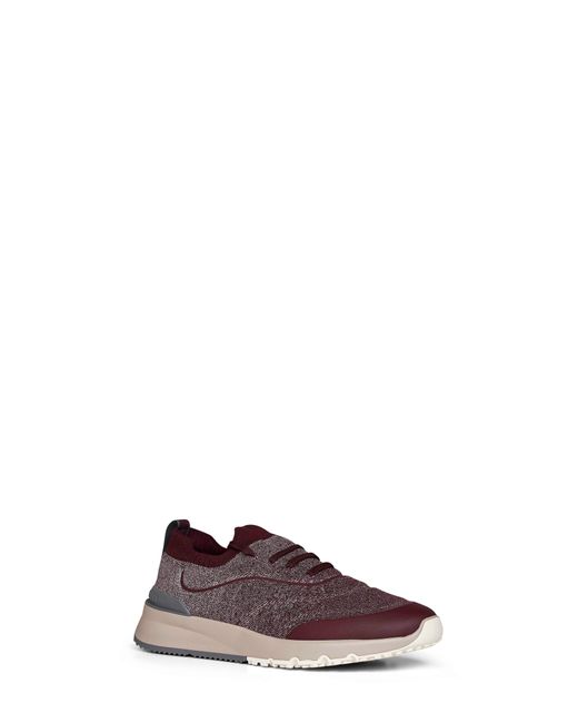 Brunello Cucinelli Purple Runners Techno Cotton Stone for men