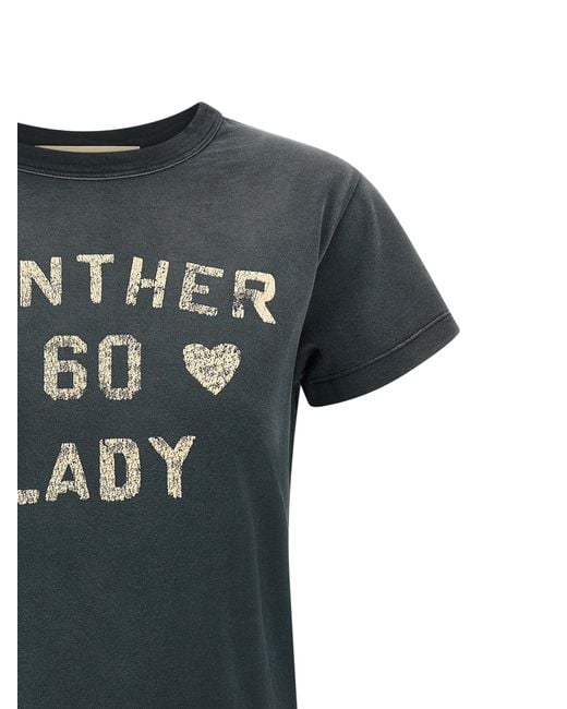Valentino Garavani Black Panther Lady T-Shirt Cotton