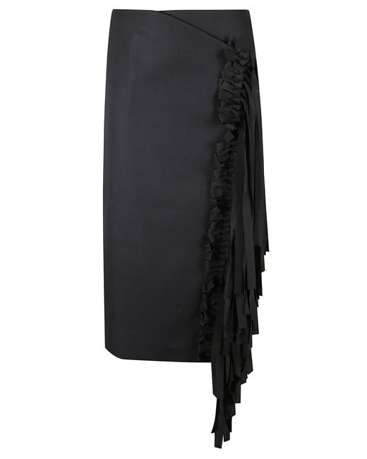 Jupe Carven Noir Et Blanc - Taille 4 - Occasion Très Bon état - Style A-Line Court