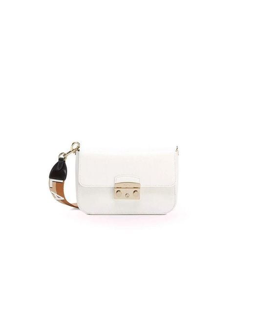 Furla White Crossbody Bag Leather Crossbody-Bags