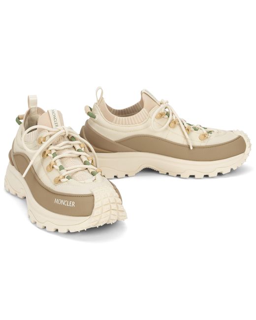 Moncler Natural Sneakers Trailgrip Lite3 Polyester Trainers
