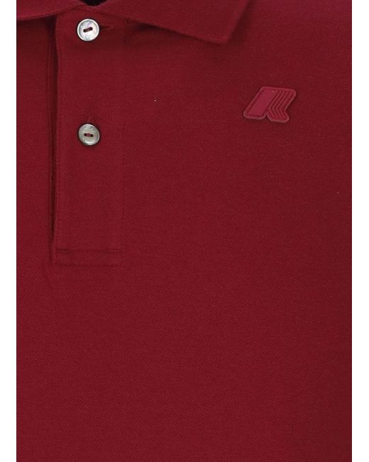 K-Way Red Amedee Polo Shirt for men