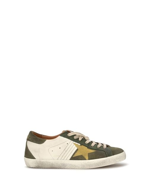 Golden Goose Deluxe Brand Metallic Super Star Sneakers for men