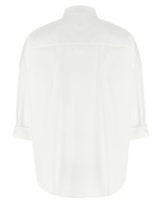 Brunello Cucinelli White Cotton Blouse