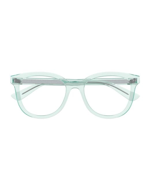 Gucci Blue Gg1687O Linea Gg Logo 004 Trasparent Recycled Acetate Occhiali Da Vista