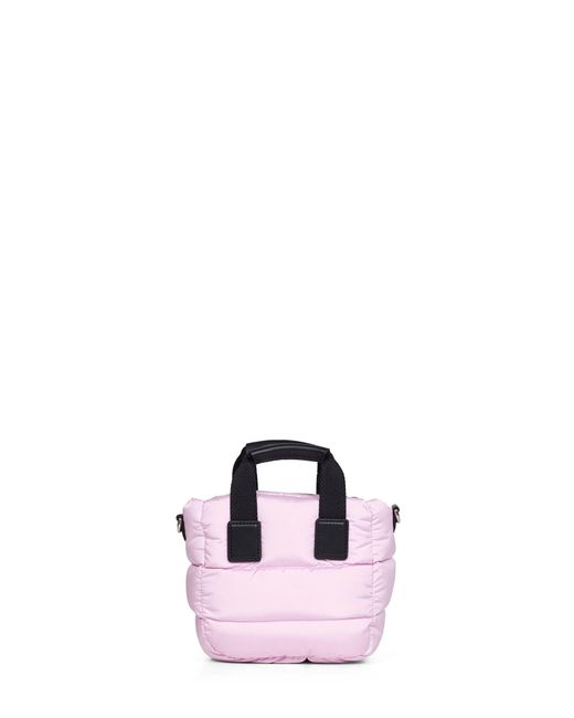 Moncler Pink Tote Bag Micro Caradoc Polyamide Shoulder