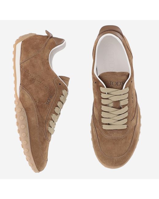 Tod's Brown Sneakers Suede Trainers