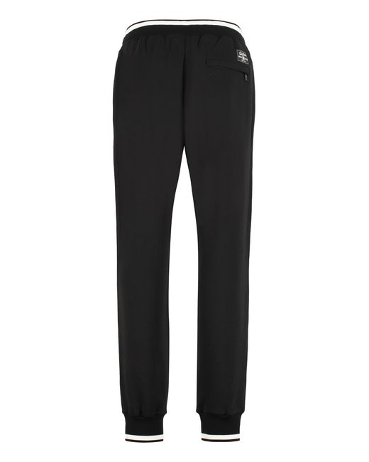 Dolce & Gabbana Black Track Pants Cotton for men