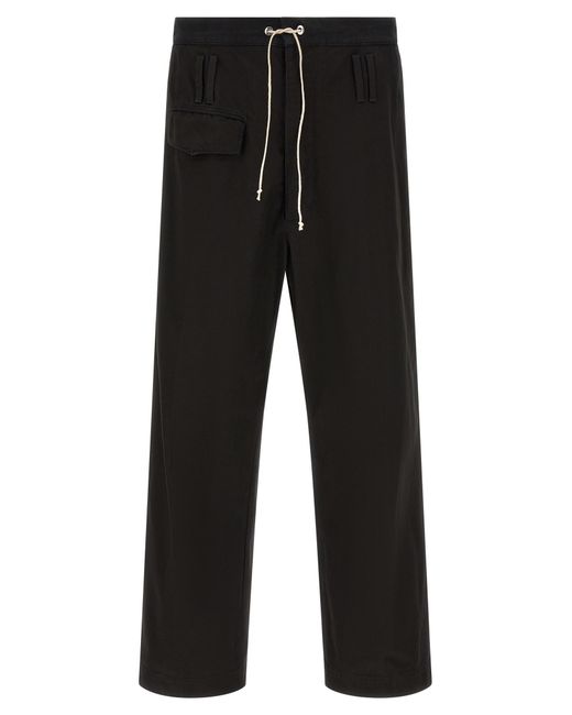 NAMACHEKO Black Trireme Pants Cotton for men