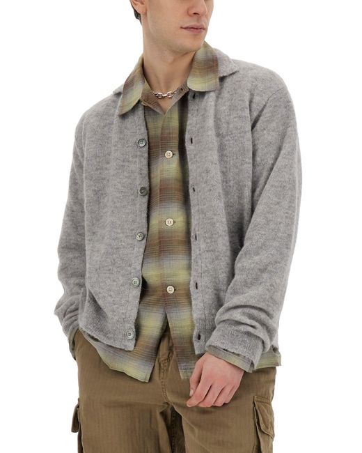 Our Legacy Green Murky Static Fabric Shirt for men