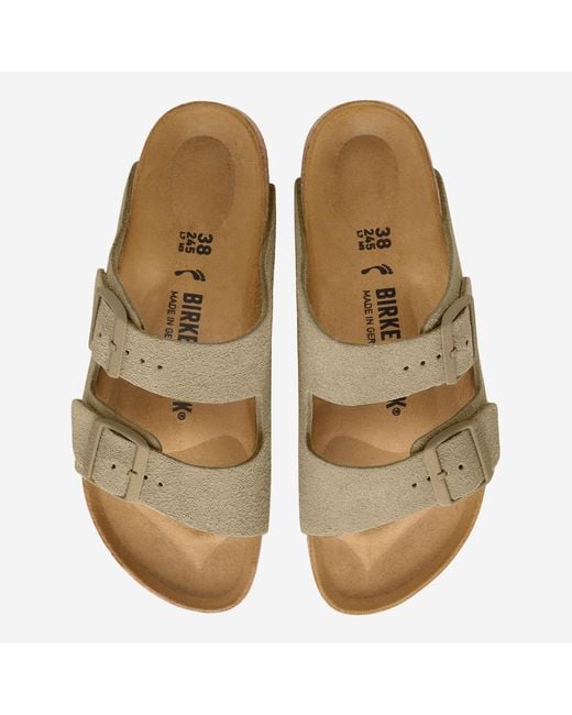 Birkenstock Brown Suede Sandals Leather