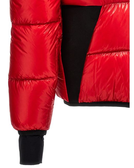 3 MONCLER GRENOBLE Red Quilted Nylon Jacket for men
