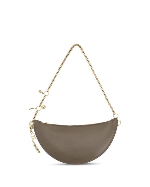 Chloé Gray Shoulder Bag Icons Calf Leather (Bos Taurus)