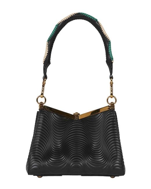 Etro Black Vela Small Tote