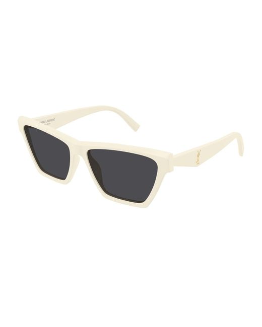 Saint Laurent Gray Sl M103 Linea Monogram Sunglasses