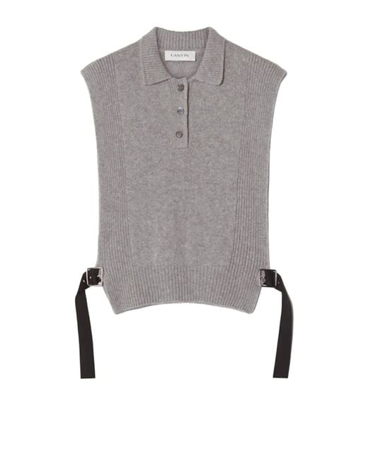 Lanvin Gray Top