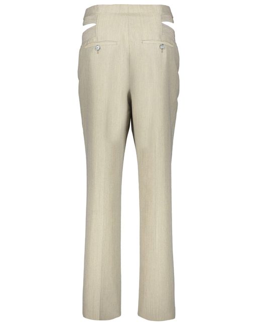 Burberry Natural Tailored Trousers