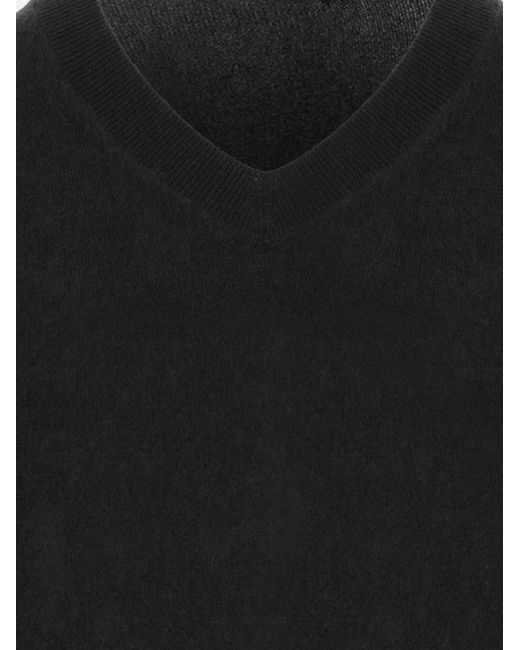 Allude Black Cashmere Sweater