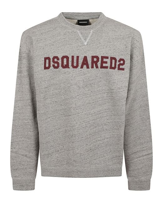 DSquared² Gray Sweatshirt Felpa for men