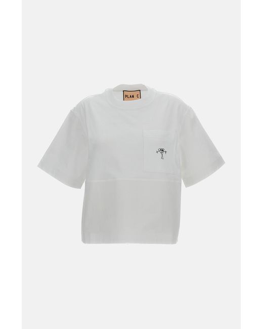 Plan C White T-Shirts And Polos Bianco