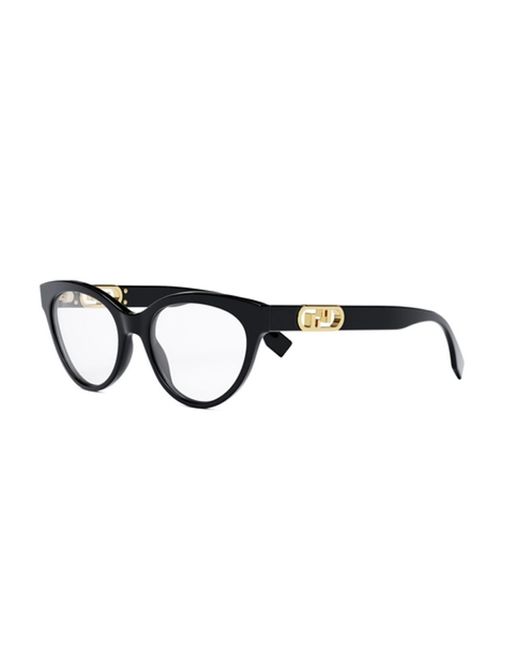 Fendi Fe50066i 001 Glasses in Black | Lyst