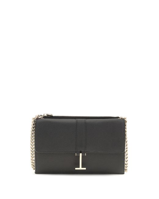 Tom Ford Black Chain Shoulder Bag Calf Leather