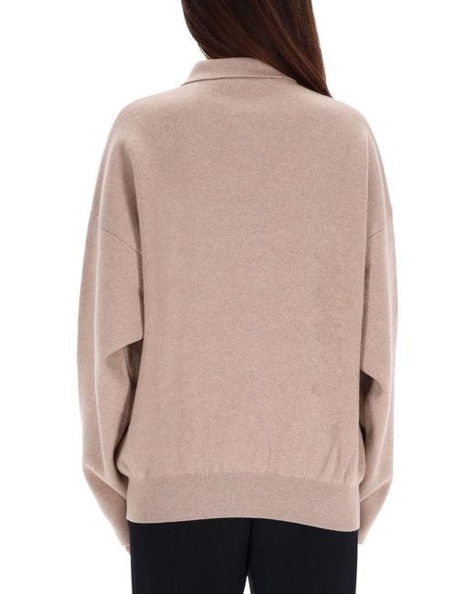Jacquemus Natural Balloon Sweater Merino Wool Jumpers
