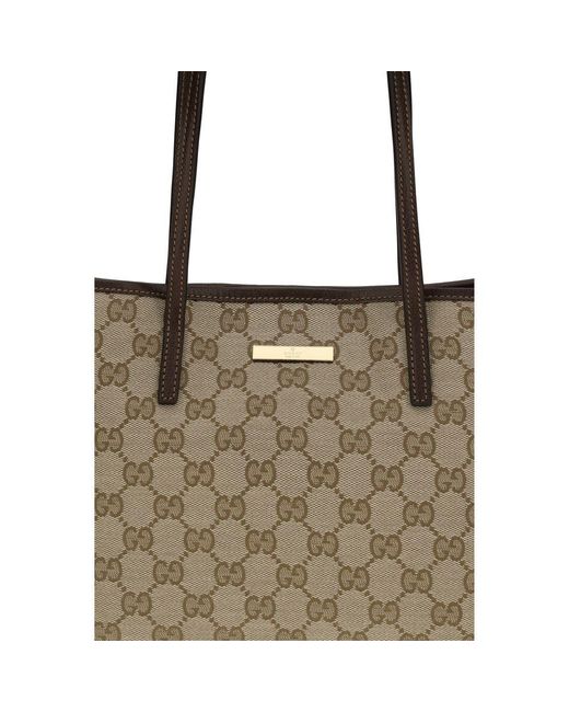 Gucci Gray Polyester Shoulder Bag